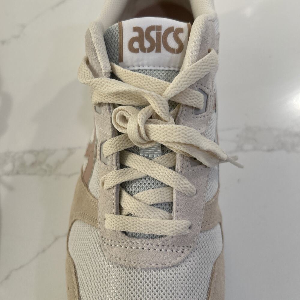 NEW ASICS LYTE CLASSIC Sportstyle Shoes 1202A306 Birch Dusty Steppe Womens Sz 11 - Picture 8 of 14